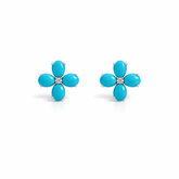 Turquoise Cross Earrings