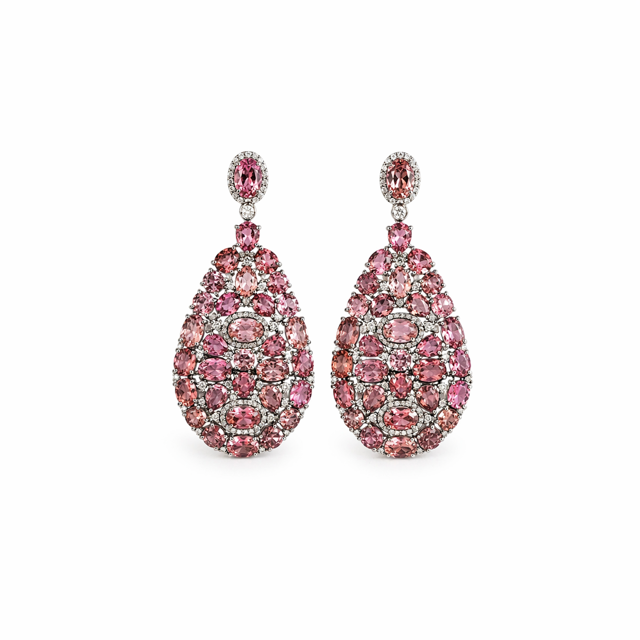 Pink Lava Earrings