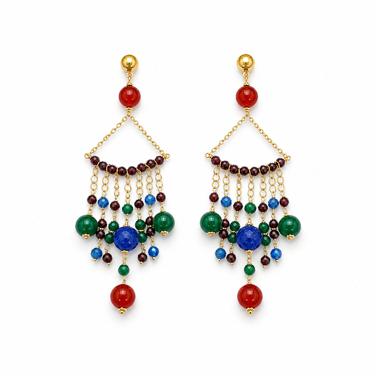 Autumn Colors Chandelier Earrings