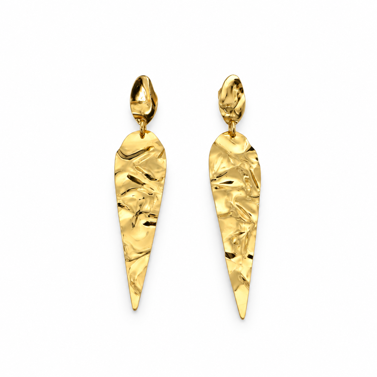 Marble Tapered Drop Earrings