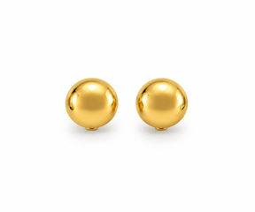 Bullet-Shaped Clip Earrings