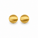 Disc-Shaped Clip Earrings