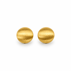 Disc-Shaped Clip Earrings