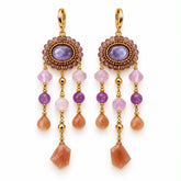 Orchid Glow Earrings