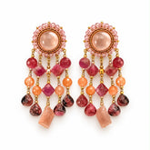 Coral Sunset Earrings
