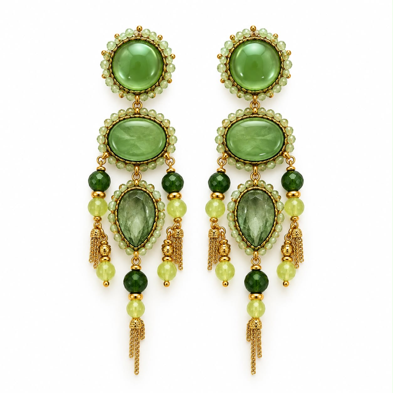Verdant Cascade Earrings