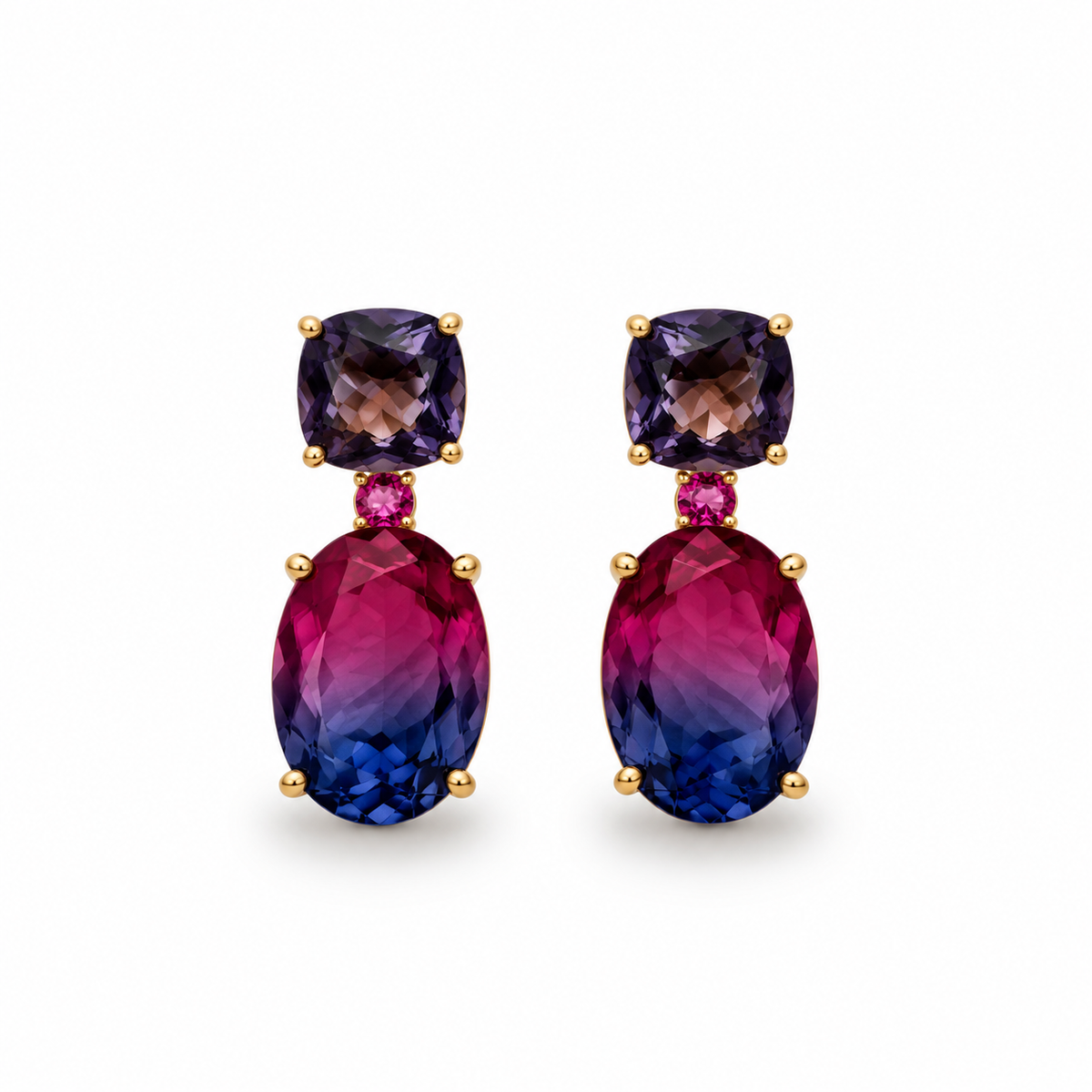 Violet Bloom Earrings