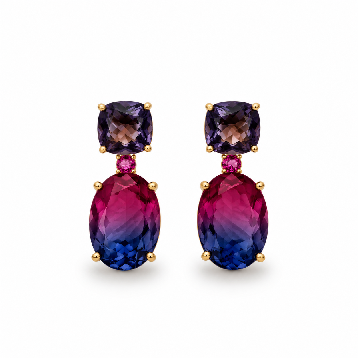 Violet Bloom Earrings