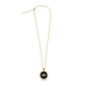 Enamel Eye Necklace