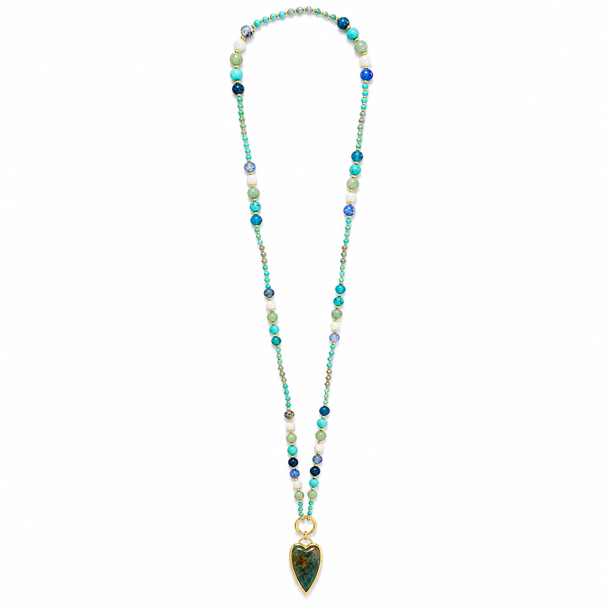 Lagoon Light Heart Necklace