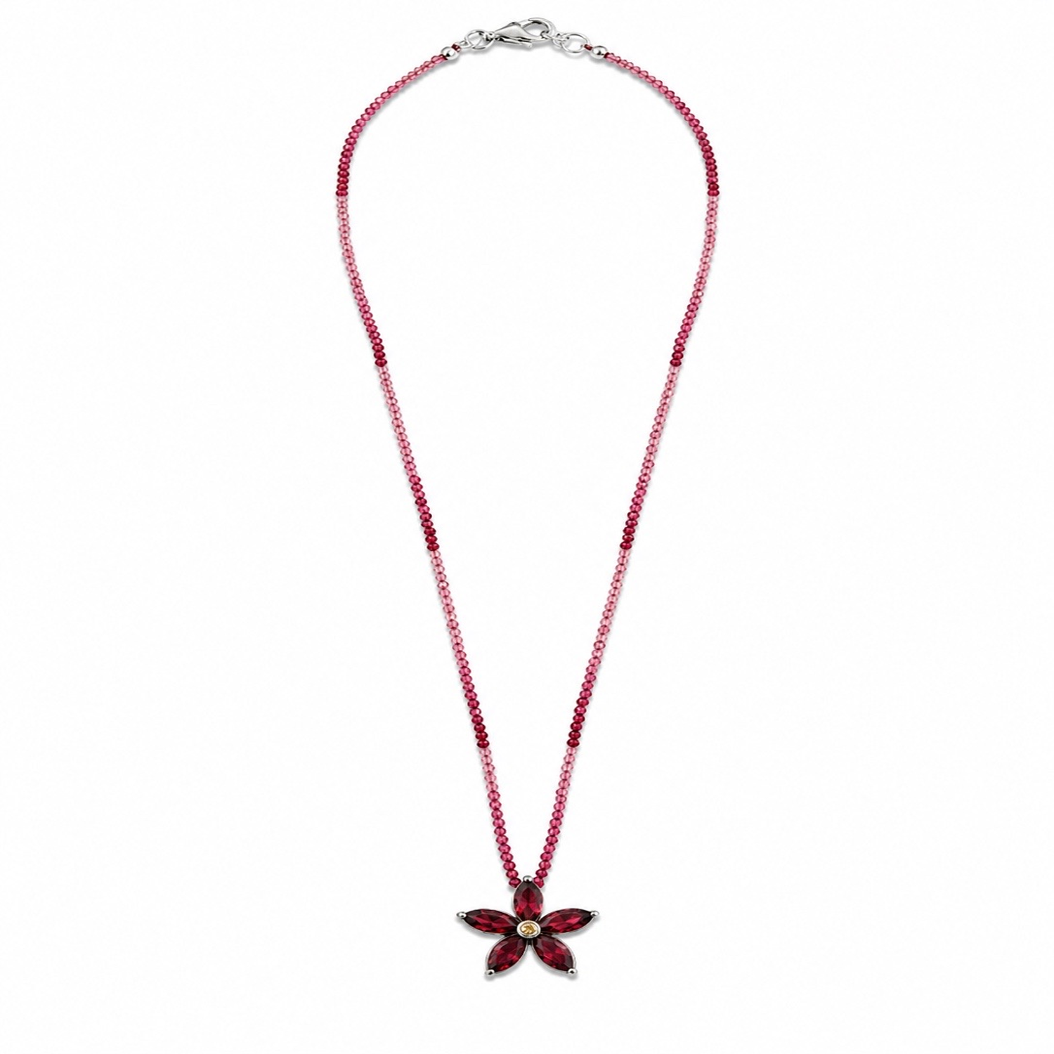 Point Petal Flower Necklace