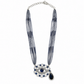 Blue Moon Eye Drop Necklace