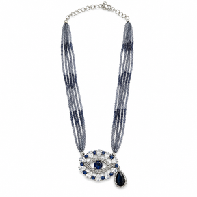 Blue Moon Eye Drop Necklace
