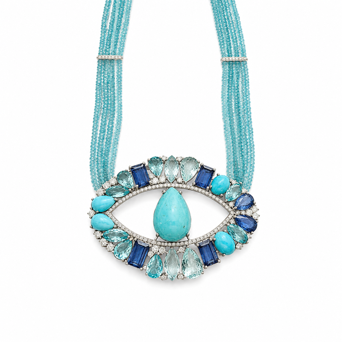 Statement Evil-Eye Necklace