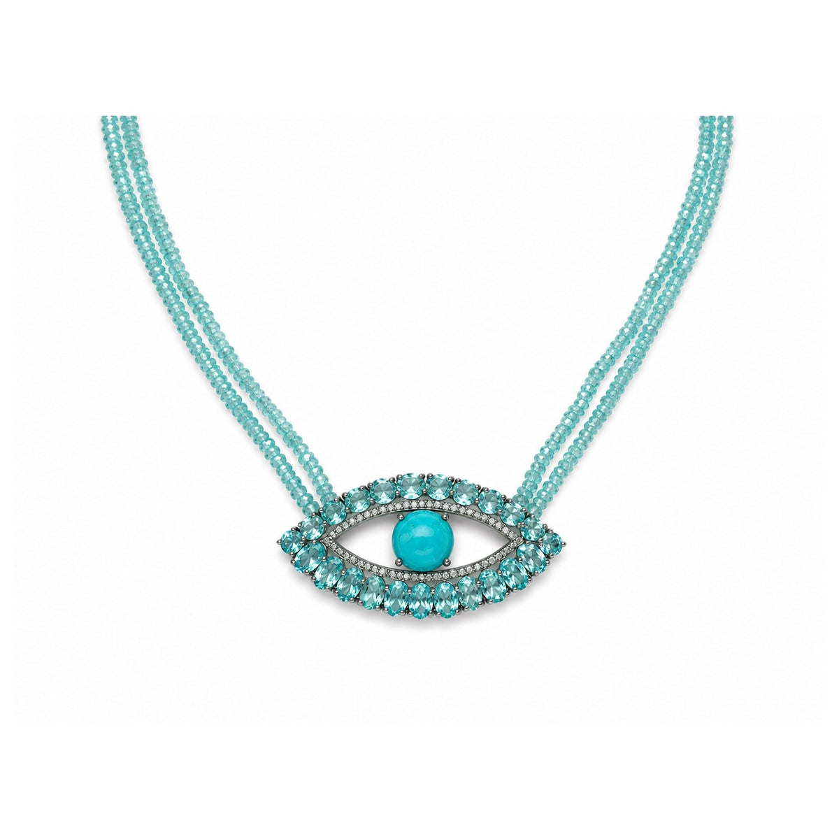 Shore Splashes Eye Necklace