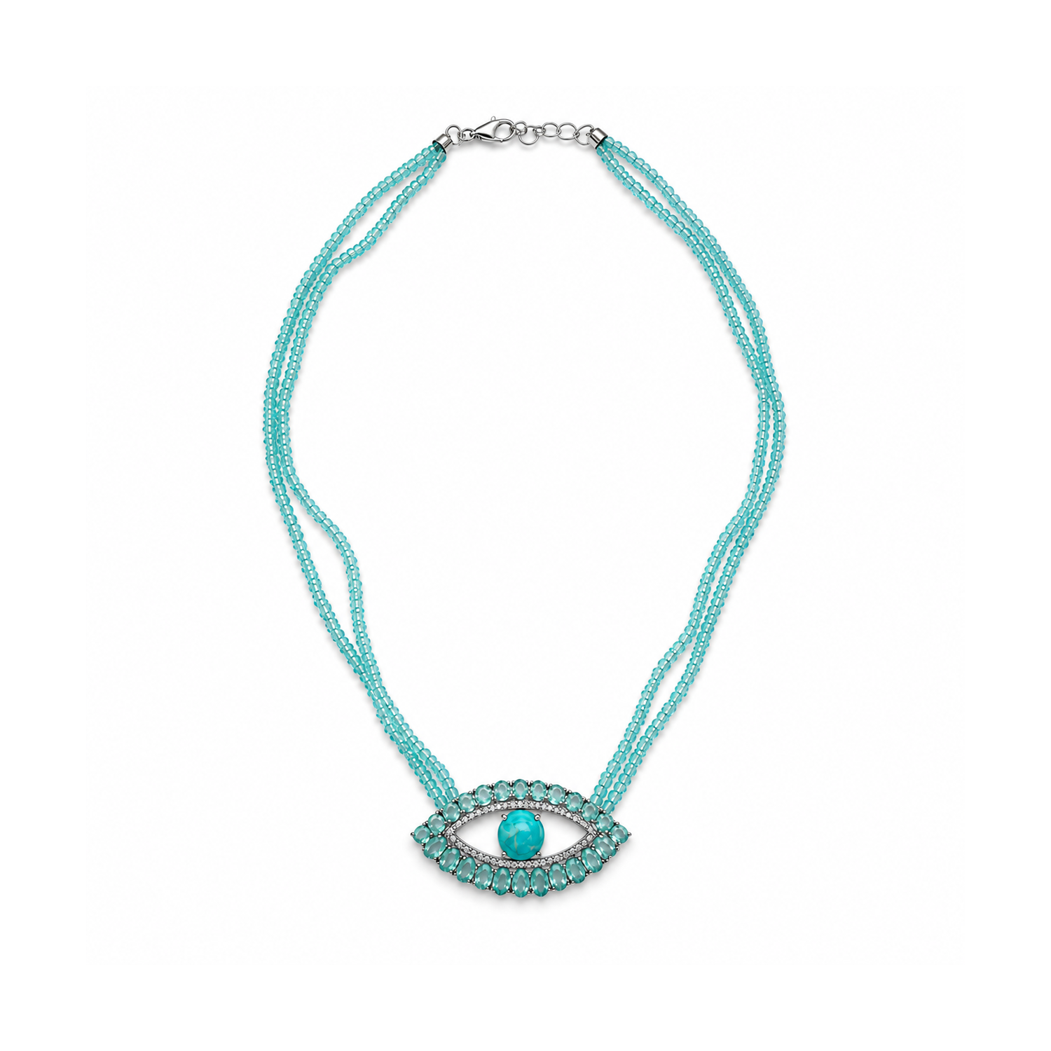 Shore Splashes Eye Necklace