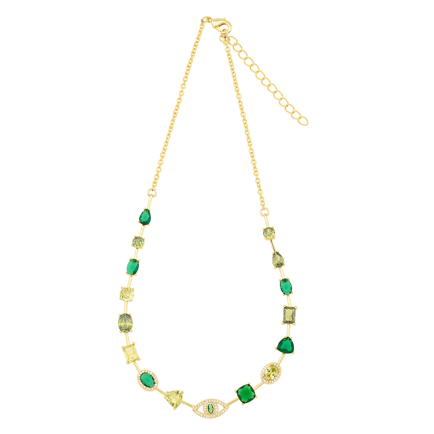 Olive Eye Necklace