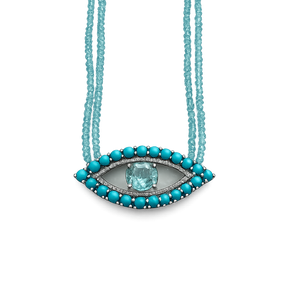 Turquoise Eye Necklace
