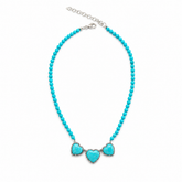 Triple Heart Turquoise Necklace