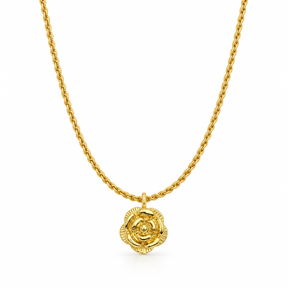 Golden Rose Necklace