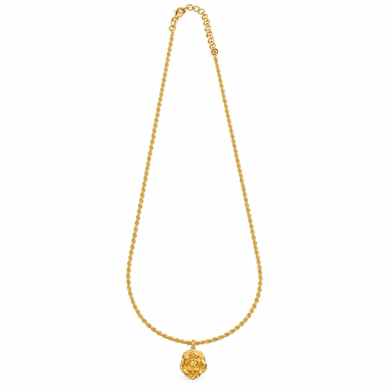 Golden Rose Necklace