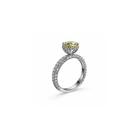 Yellow Scoop Ring