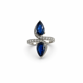 Blue Dribble Ring