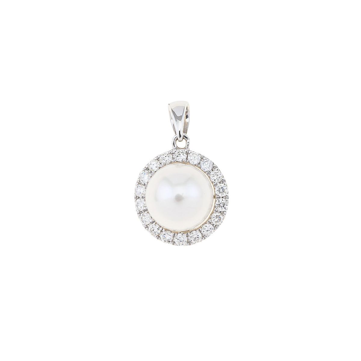 Button Pearl Pendant