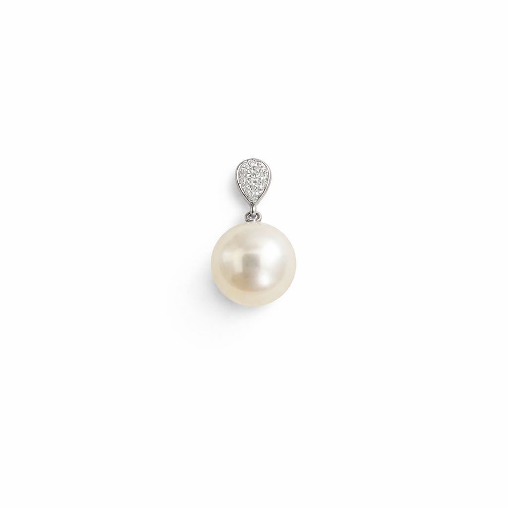 Pearl and Diamond Pendant