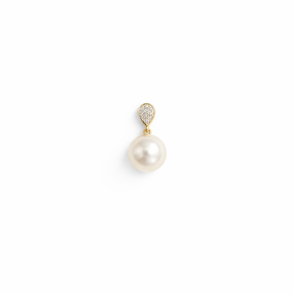 Pearl and Diamond Pendant