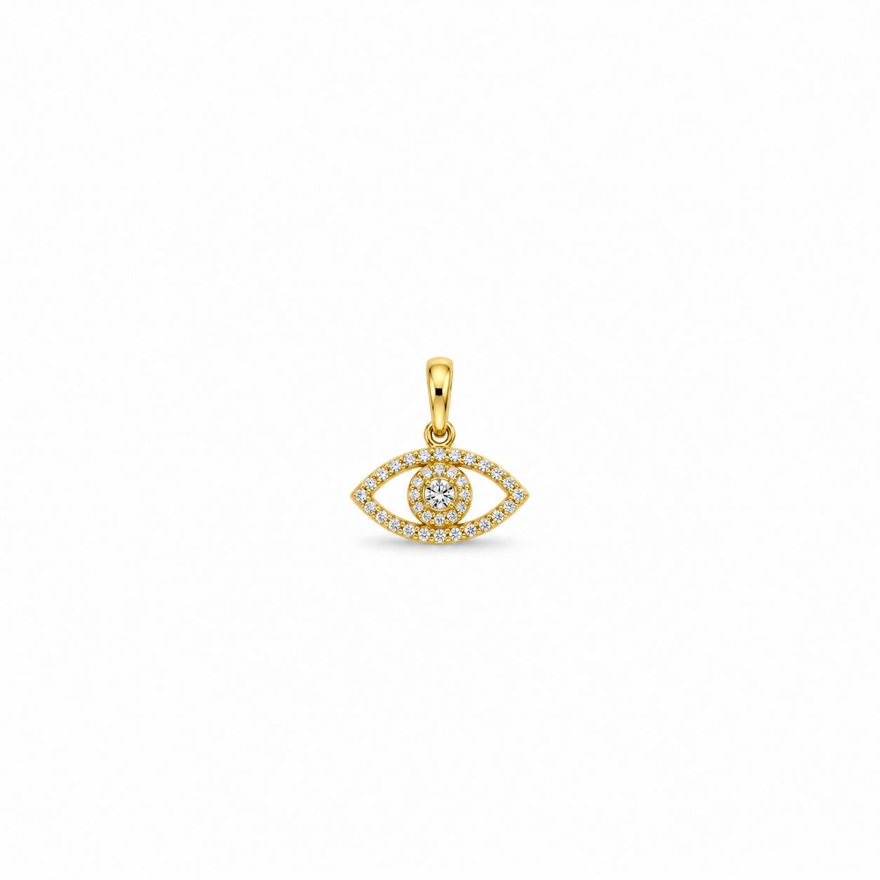 Evil Eye Diamond Pendant