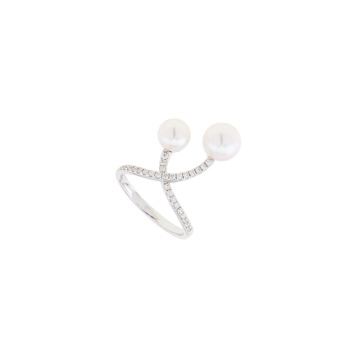 Twist Pearl Ring