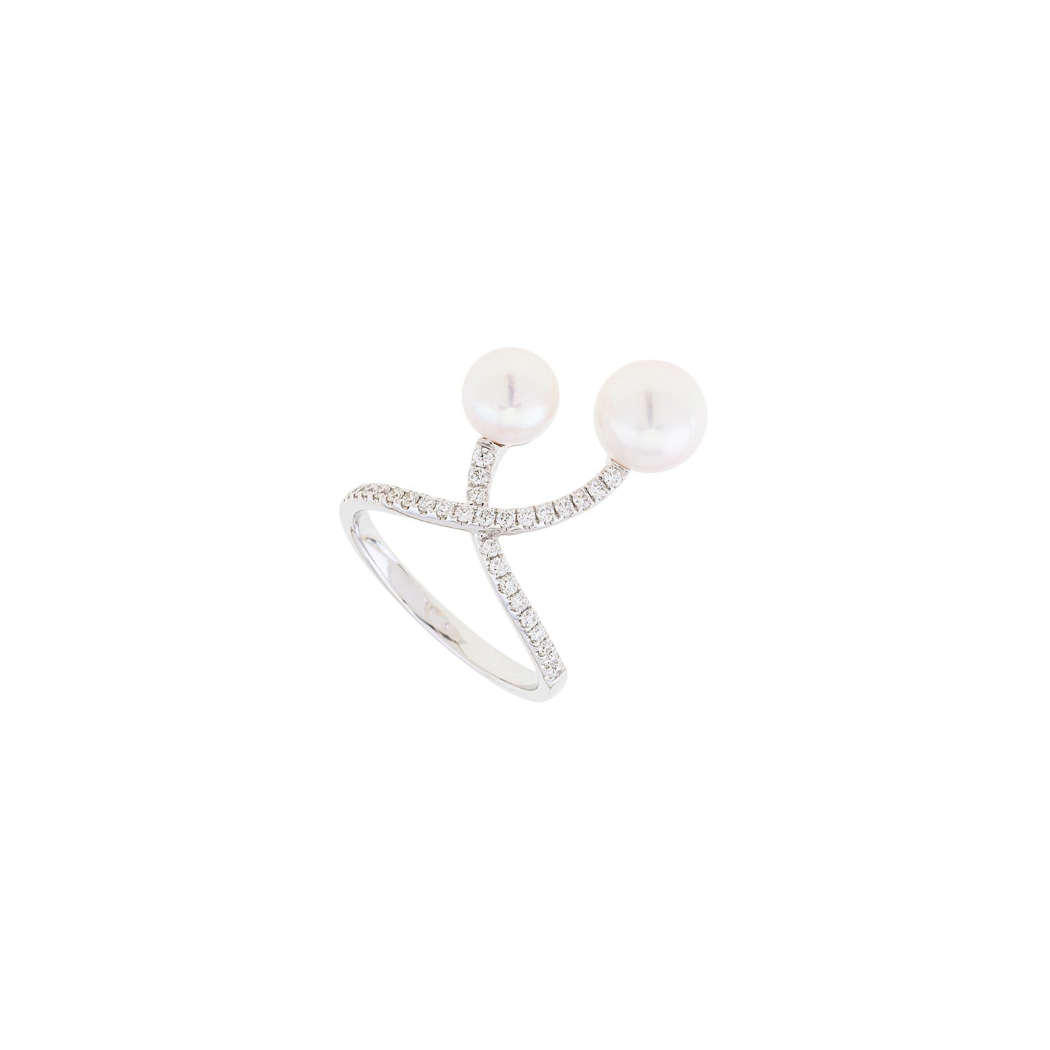 Twist Pearl Ring