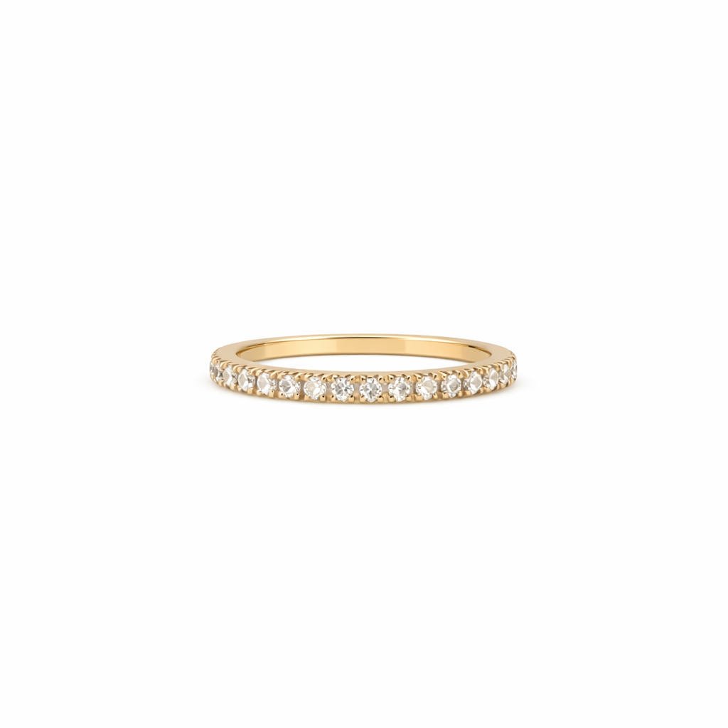 0.22ct, E/F, VVS Diamond Ring