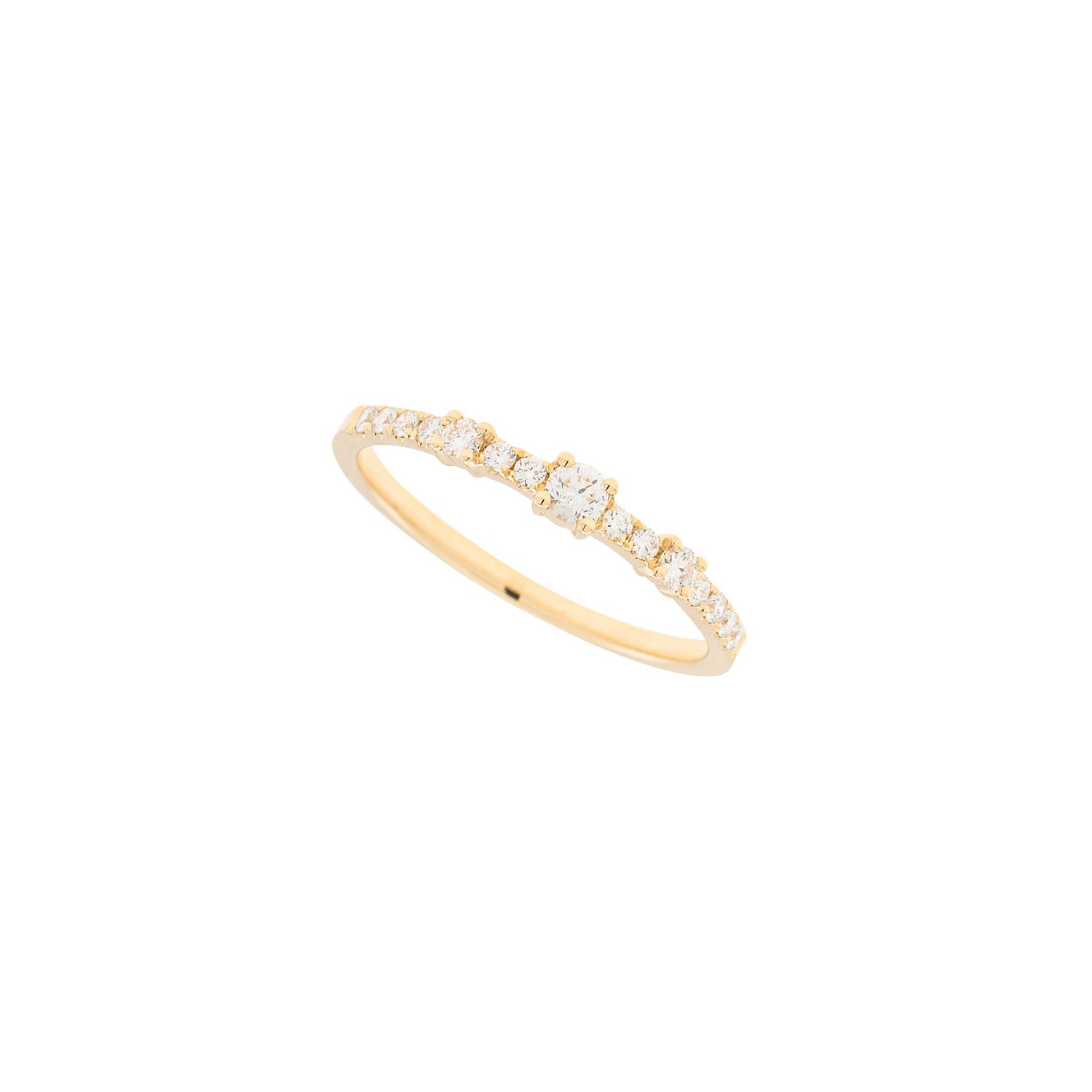 Solitaire Diamond Eternity Ring