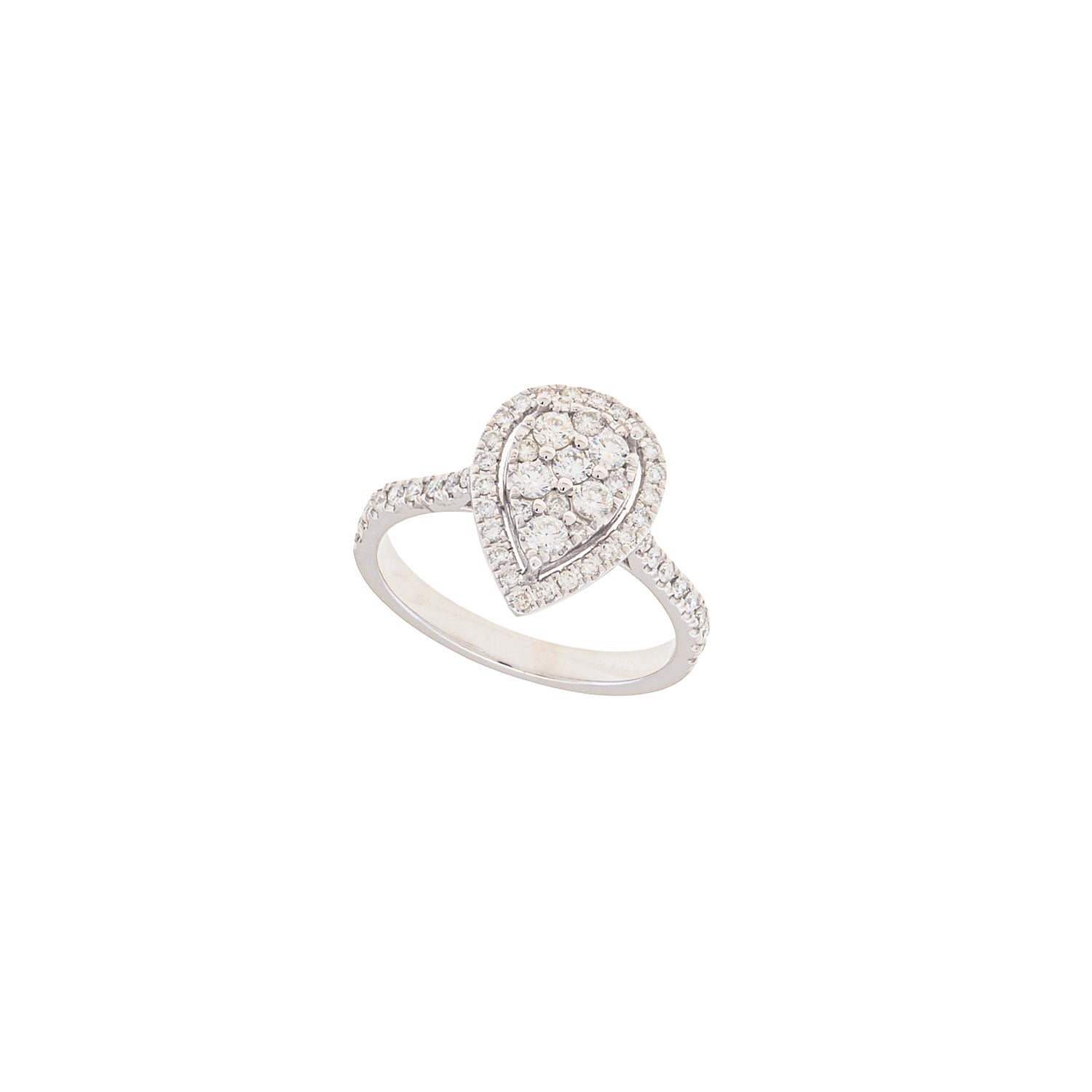 Oasis Pear Diamond Ring