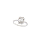 Rectangle Diamond Ring