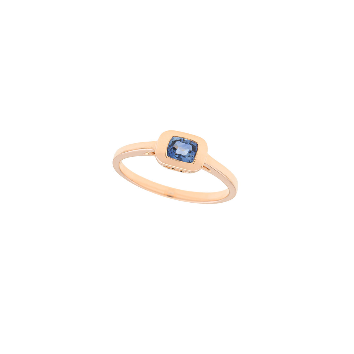 Gold Encapsuled Sapphire Ring