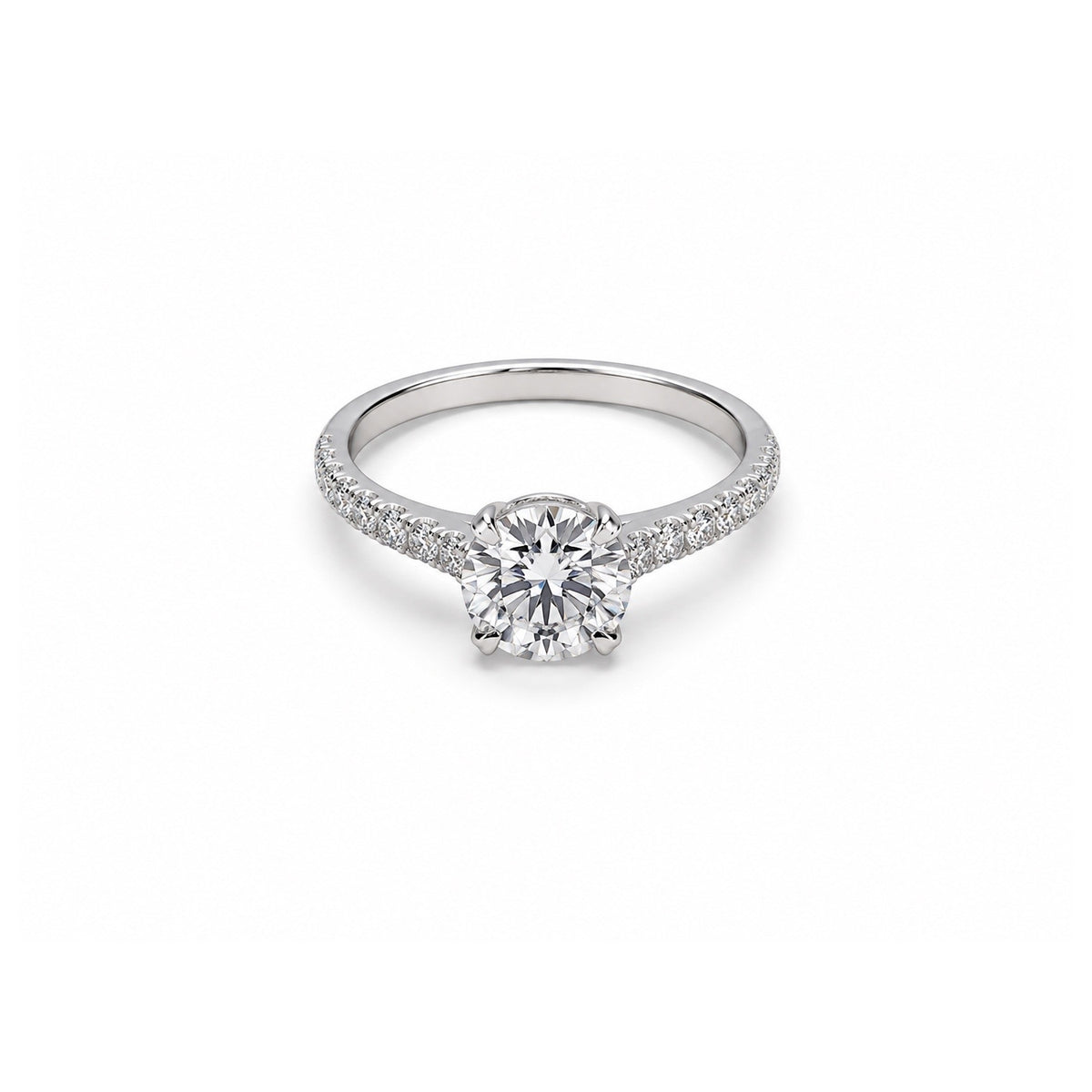 0.90ct, F, VS1, Aria Engagement Ring