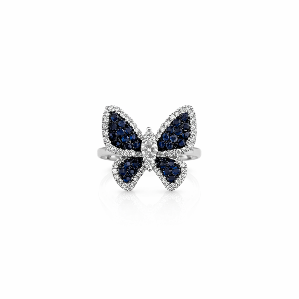 Papillon Blue Ring