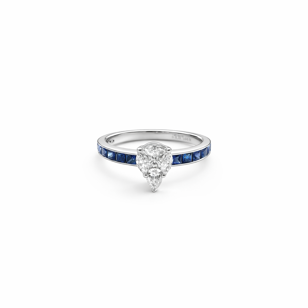 Sapphire and Diamond Ring