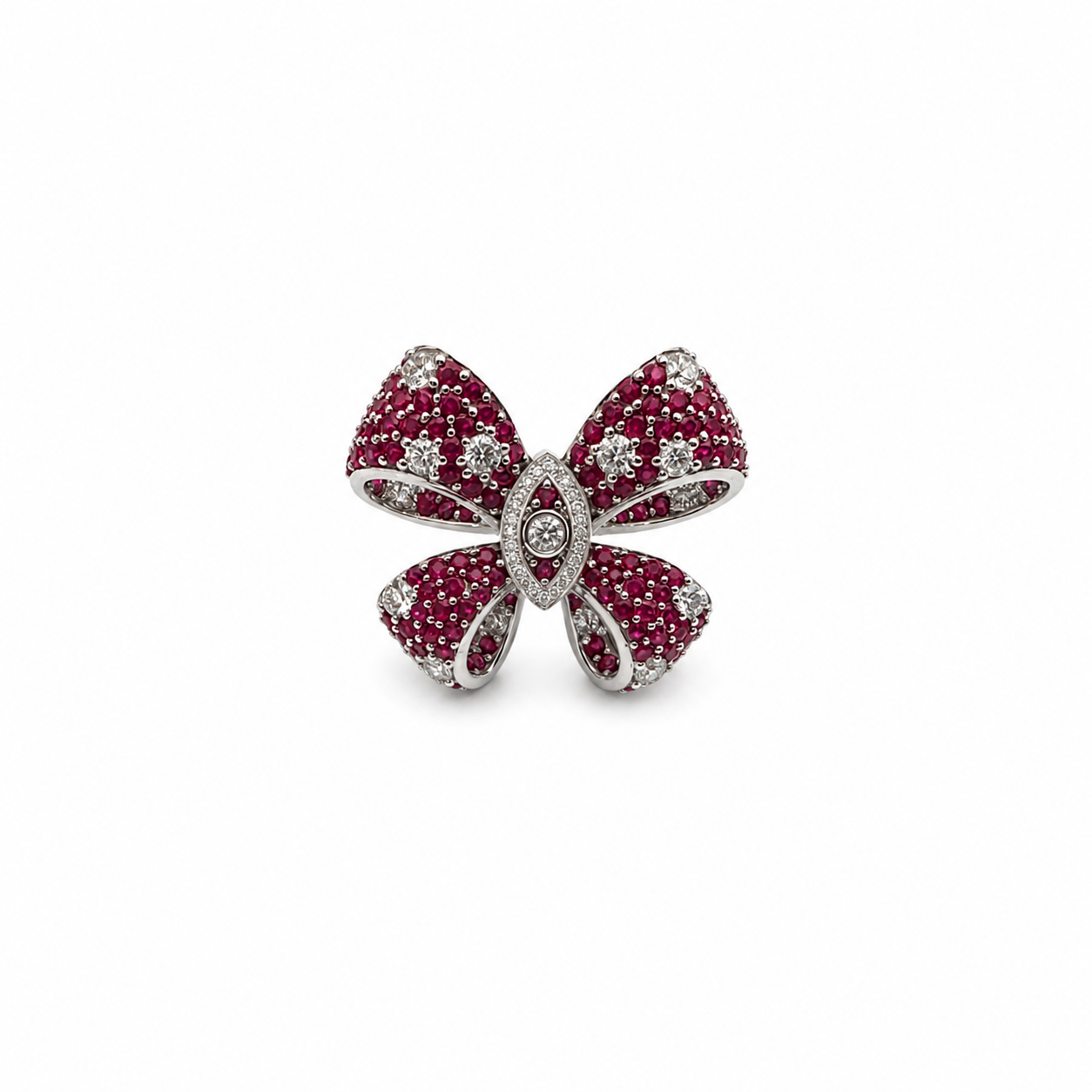 Red Eye Bow Ring