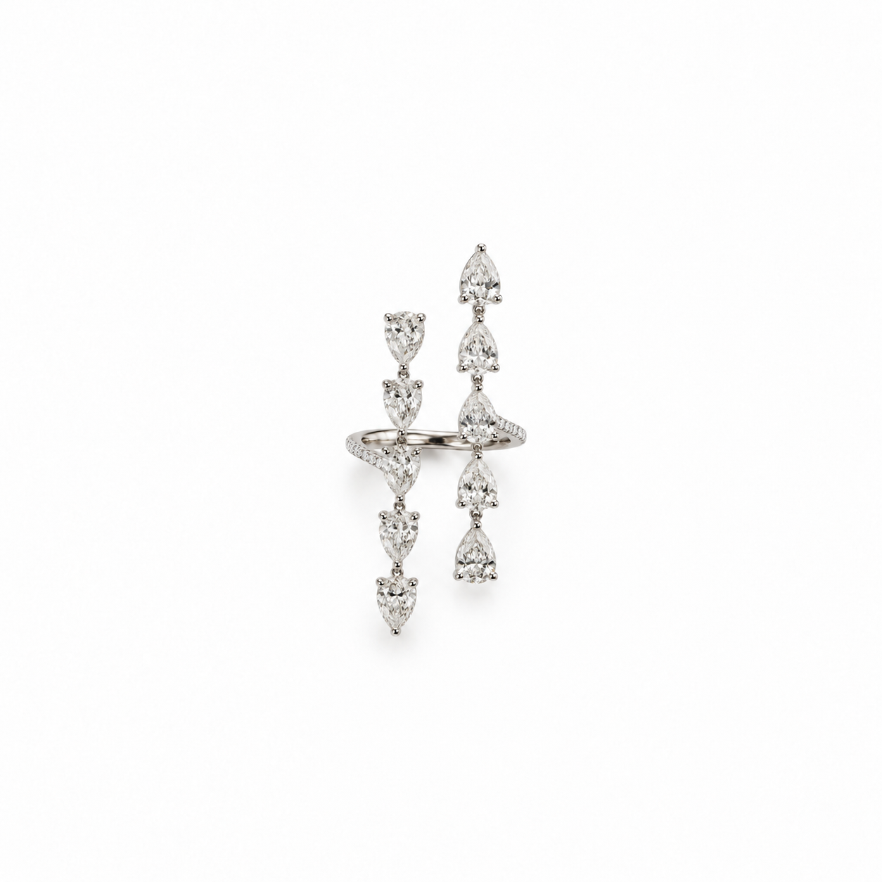 Two lane Diamond Ring