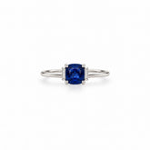 Sapphire and Diamonds Ring