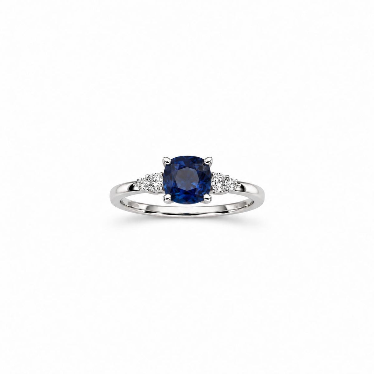 Sapphire and Diamonds Ring