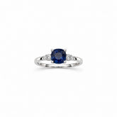 Sapphire and Diamonds Ring