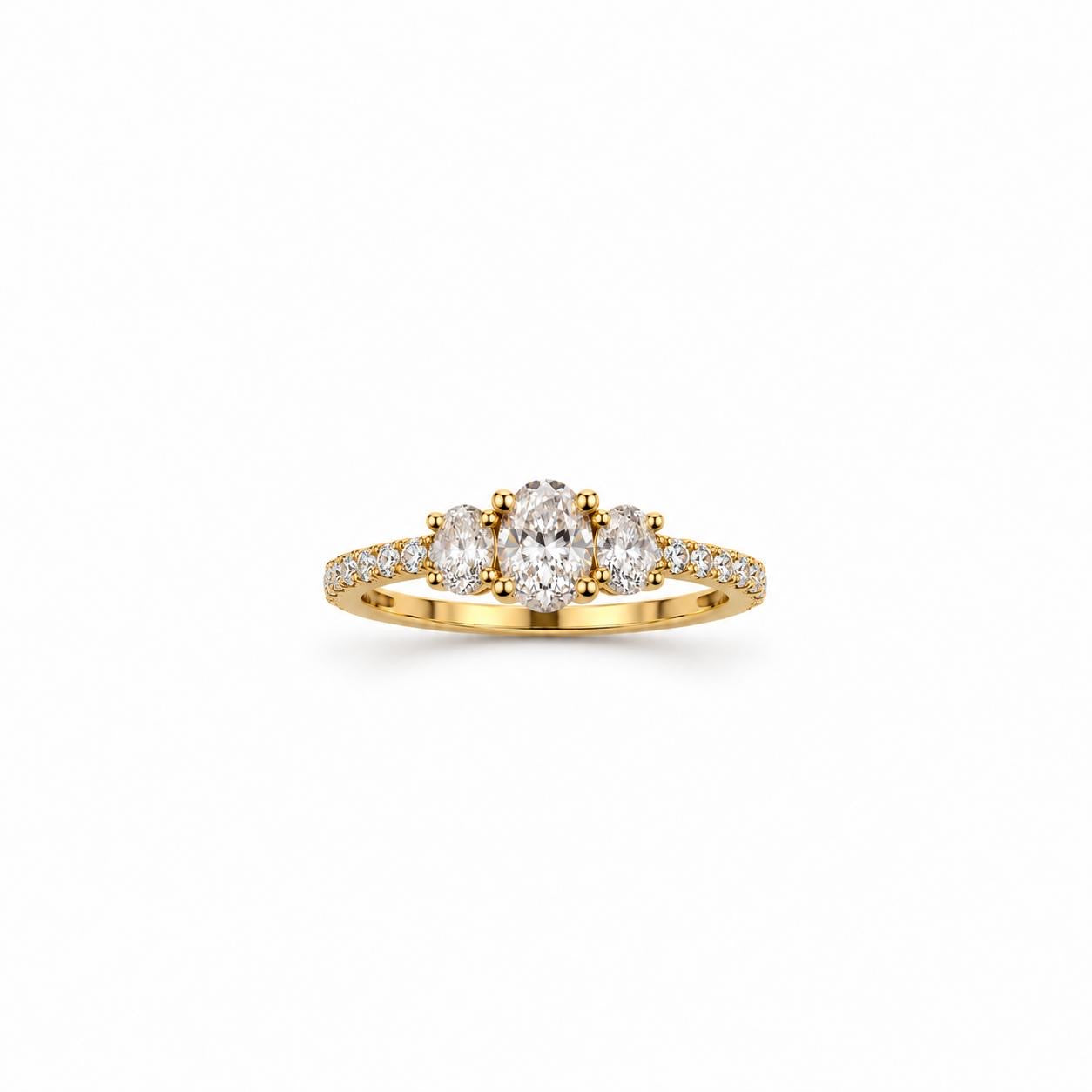 Ovals Unite Engagement Ring