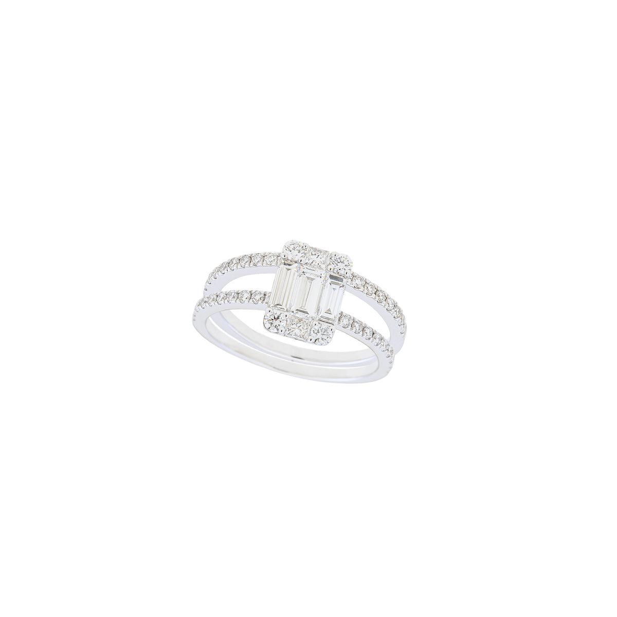 Interlocking Band Ring