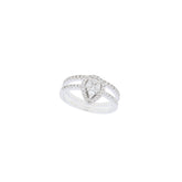 Pear Diamond Band Ring
