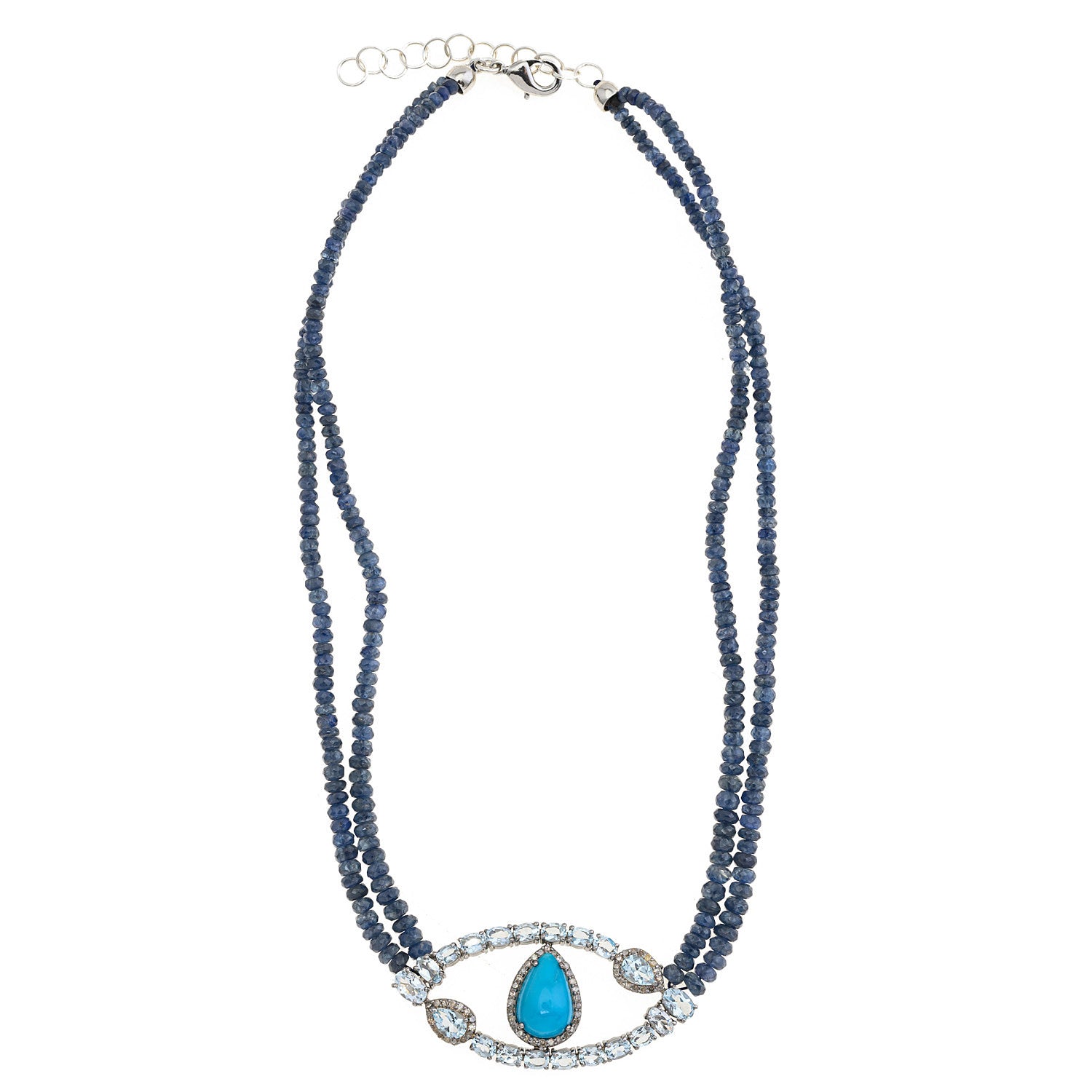 Summer Wave Eye Necklace